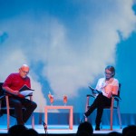 czytanie "Piaskownicy", Halina Skoczyńska, Adam Ferency; fot. Renata Dąbrowska; PC Drama