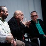 dyskusja - pytania z sali; Halina Skoczyńska, Igor Gorzkowski, Adam Ferency, Jacek Kopciński; fot. Paweł Wyszomirski; PC Drama